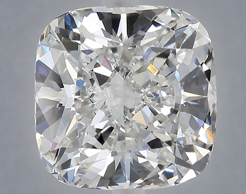 7.29 carat cushion lab grown diamond F color VVS2 clarity