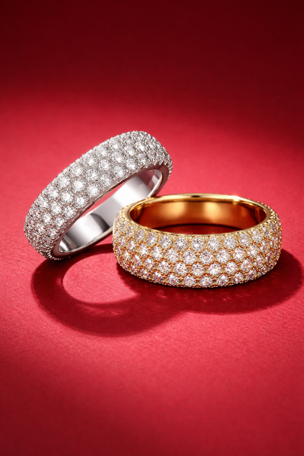Pave Rings