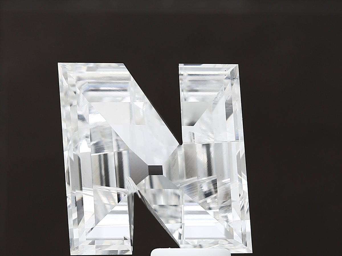 8.62 carat letter n lab grown diamond F color VS1 clarity