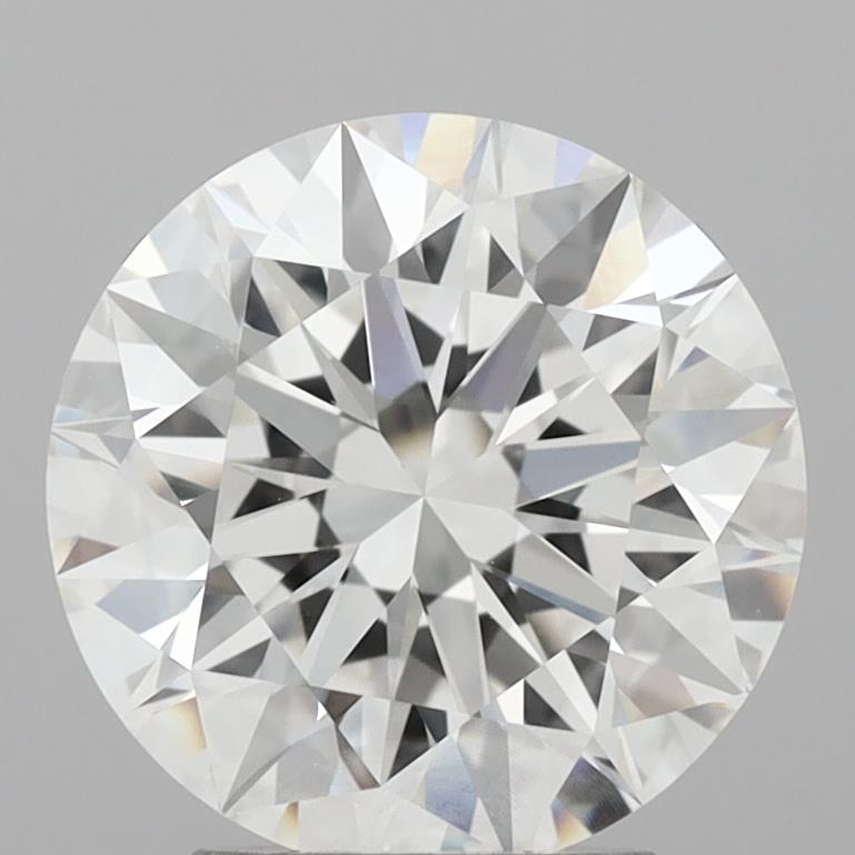 3.51 carat round lab grown diamond E color VVS1 clarity