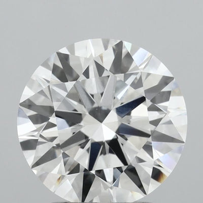 2.24 carat round lab grown diamond D color VVS2 clarity