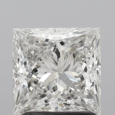 1.62 carat princess lab grown diamond G color VS2 clarity