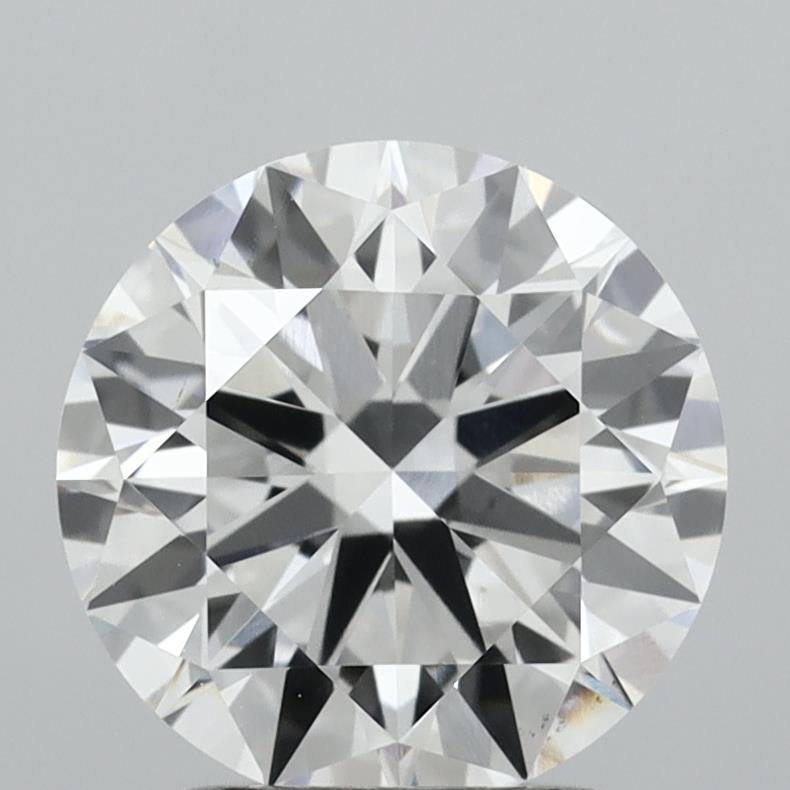 2.21 carat round lab grown diamond E color VS1 clarity