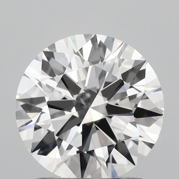 1.43 carat round lab grown diamond E color VVS2 clarity