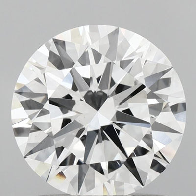 1.85 carat round lab grown diamond D color VS1 clarity