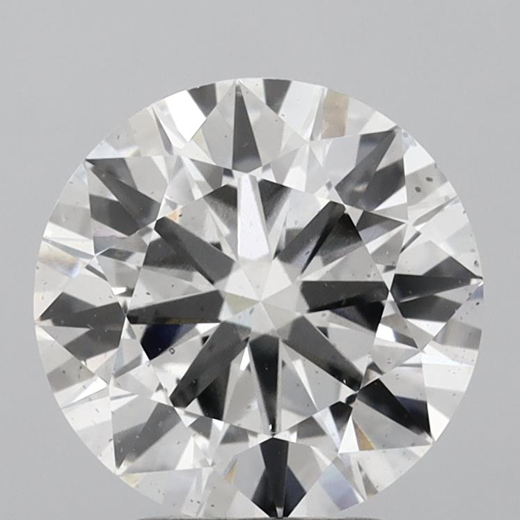 3.31 carat round lab grown diamond D color SI1 clarity