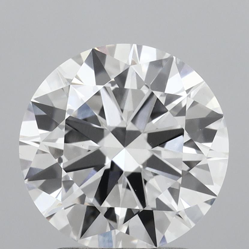 2.21 carat round lab grown diamond E color VS1 clarity