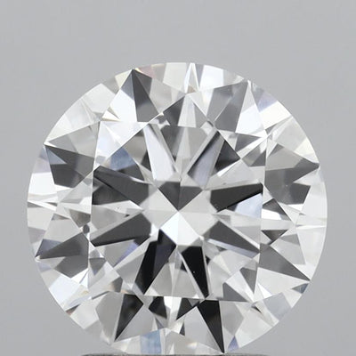 2.21 carat round lab grown diamond E color VS1 clarity
