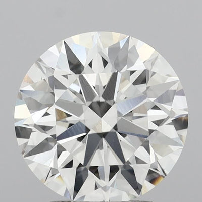 2.62 carat round lab grown diamond G color VS1 clarity