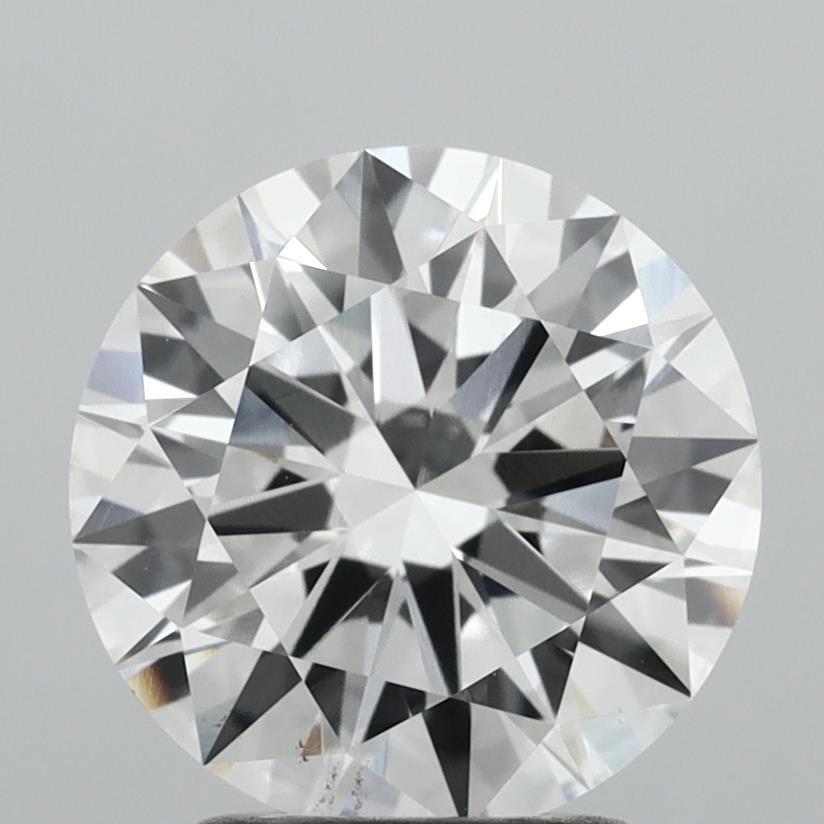 2.34 carat round lab grown diamond E color VS2 clarity