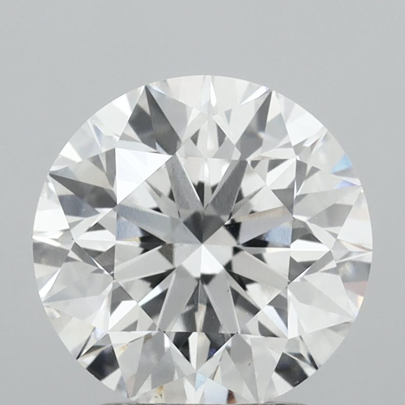 2.20 carat round lab grown diamond E color VS1 clarity