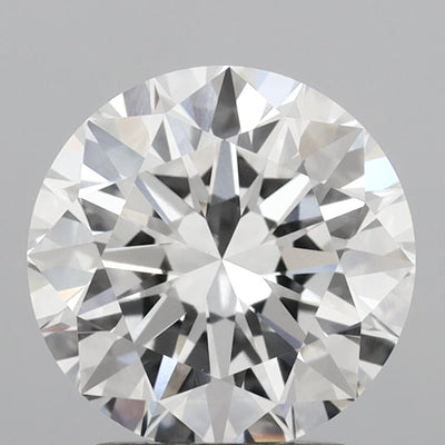 2.19 carat round lab grown diamond D color VVS2 clarity