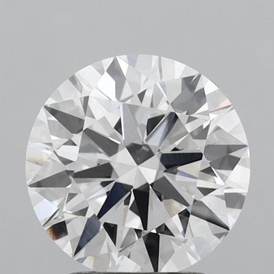 2.45 carat round lab grown diamond D color VS1 clarity