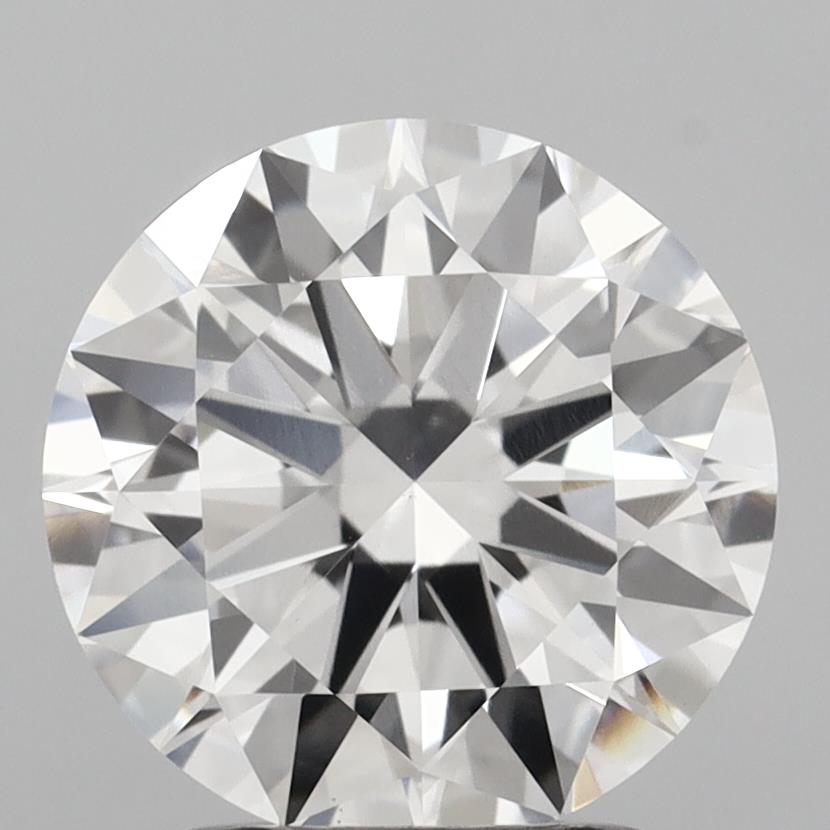 2.20 carat round lab grown diamond E color VS1 clarity