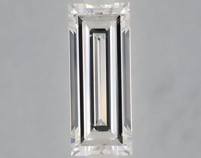 1.04 carat baguette lab grown diamond E color VVS2 clarity