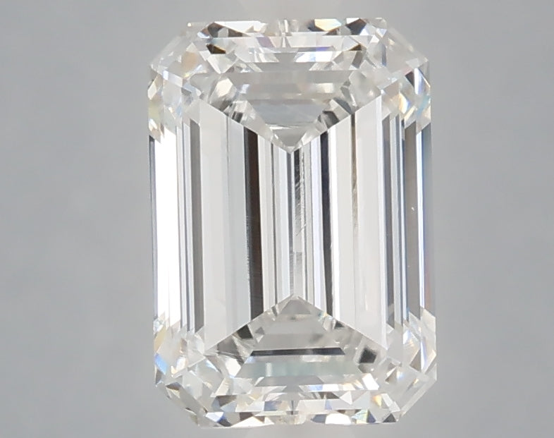 2.08 carat emerald lab grown diamond E color VVS2 clarity