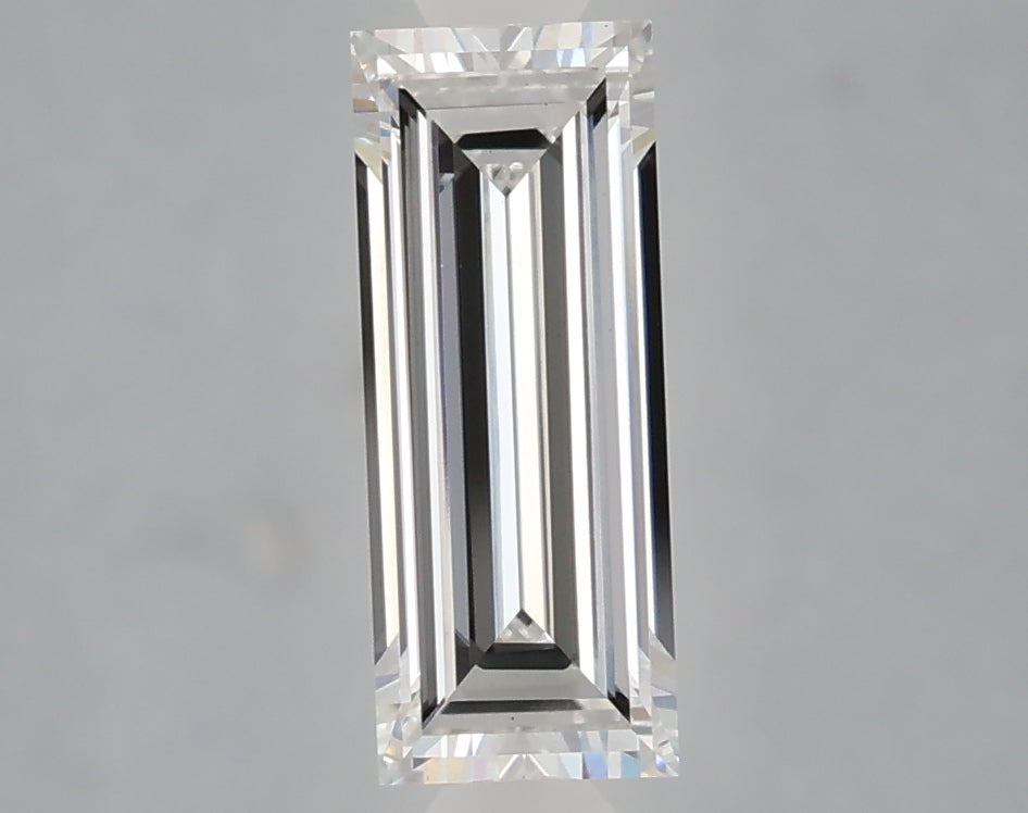 1.05 carat baguette lab grown diamond E color VS1 clarity
