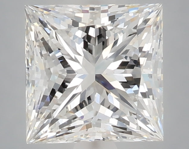 2.07 carat princess lab grown diamond E color VS1 clarity