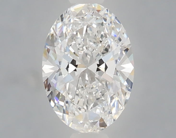 1.08 carat oval lab grown diamond D color VVS2 clarity