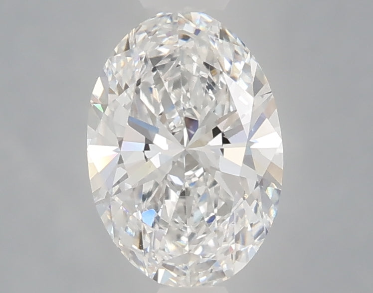 1.10 carat oval lab grown diamond D color VVS2 clarity