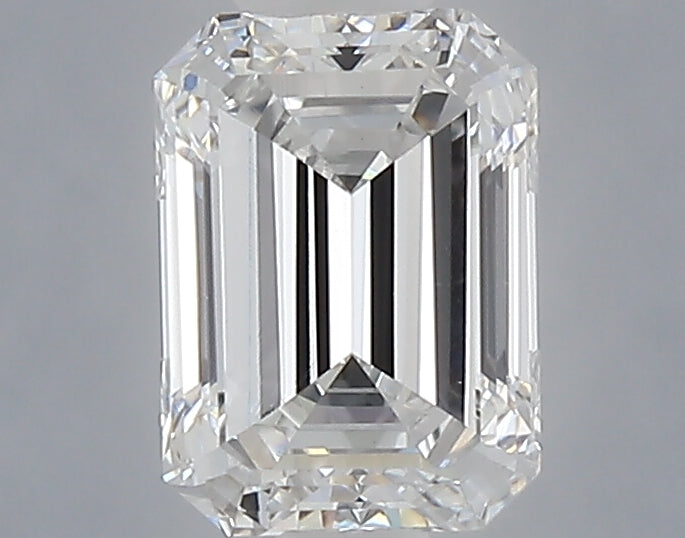 1.02 carat emerald lab grown diamond E color VS1 clarity