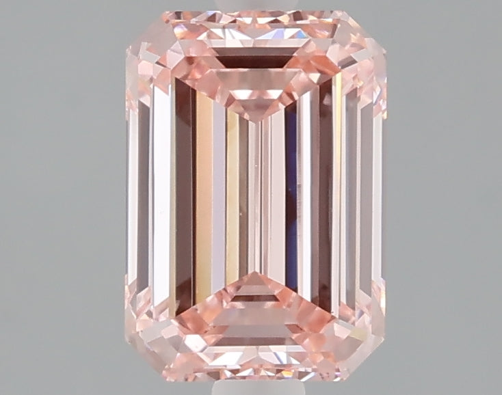 1.80 carat fancy intense pink emerald lab grown diamond VVS2 clarity