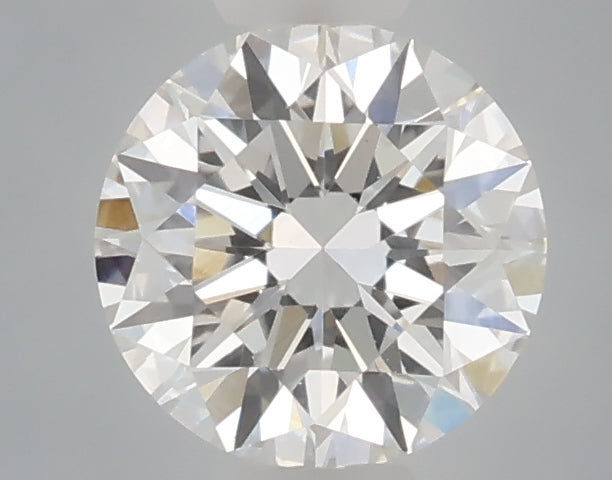 0.53 carat round lab grown diamond D color VVS2 clarity
