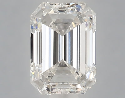 1.06 carat emerald lab grown diamond E color VS2 clarity