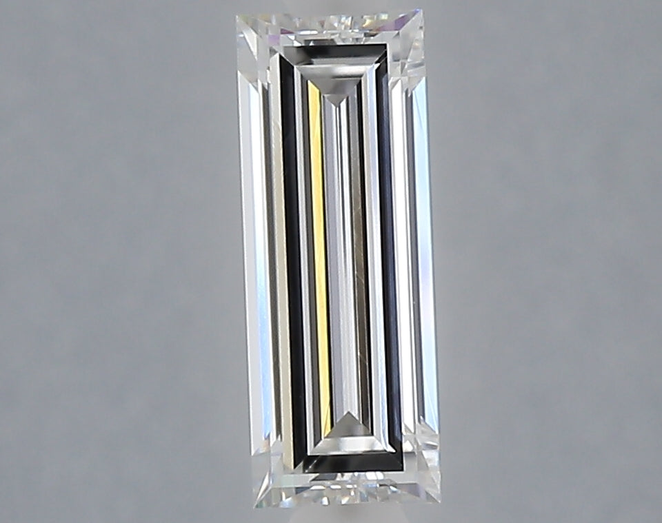1.01 carat baguette lab grown diamond D color VVS2 clarity