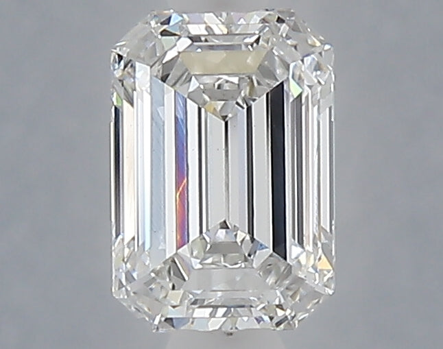 1.02 carat emerald lab grown diamond E color VS1 clarity