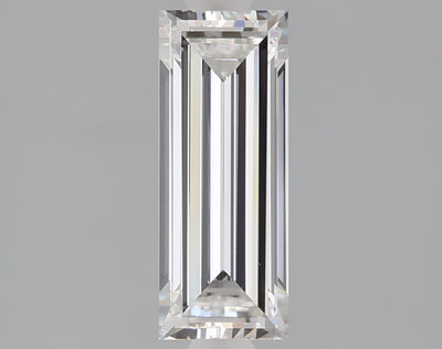 1.05 carat baguette lab grown diamond E color VVS2 clarity