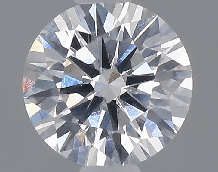0.54 carat round lab grown diamond D color VVS2 clarity
