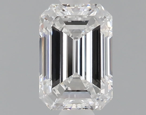 1.05 carat emerald lab grown diamond E color VVS2 clarity