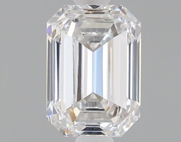 1.02 carat emerald lab grown diamond E color VS1 clarity