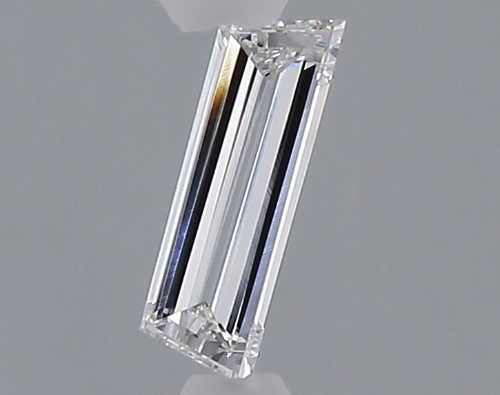 0.32 carat baguette lab grown diamond D color VVS2 clarity