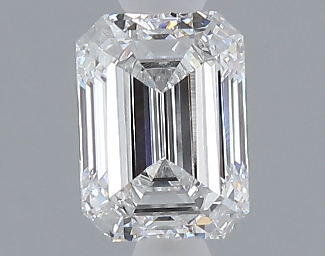 1.02 carat emerald lab grown diamond E color VVS2 clarity