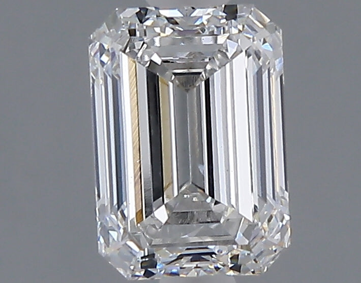 1.53 carat emerald lab grown diamond E color VS1 clarity