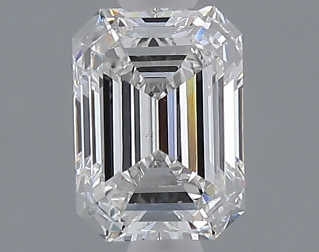1.05 carat emerald lab grown diamond E color VVS2 clarity