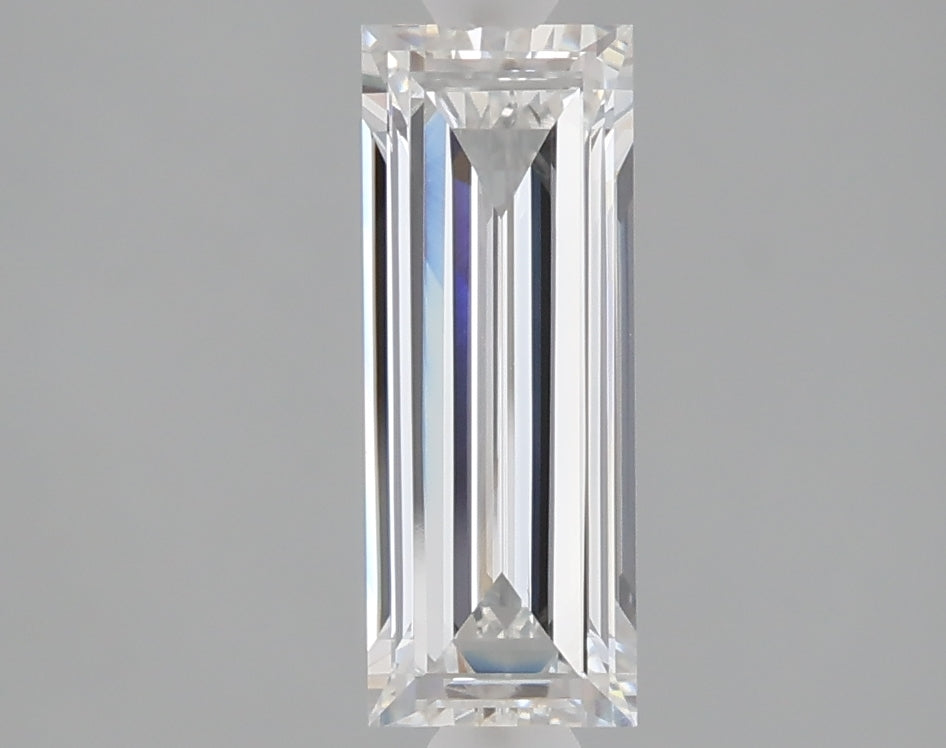 1.04 carat baguette lab grown diamond E color VVS1 clarity
