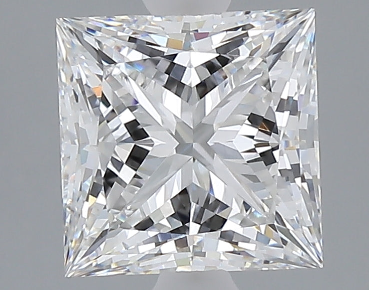 2.60 carat princess lab grown diamond E color VVS2 clarity