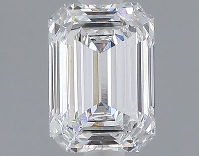 1.52 carat emerald lab grown diamond E color VS1 clarity