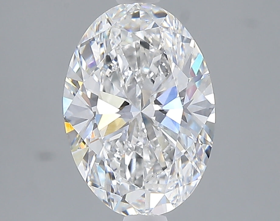 2.09 carat oval lab grown diamond E color VVS2 clarity
