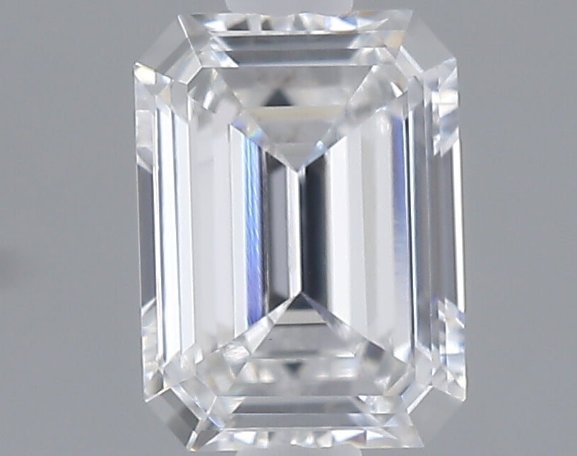 1.02 carat emerald lab grown diamond D color VVS2 clarity