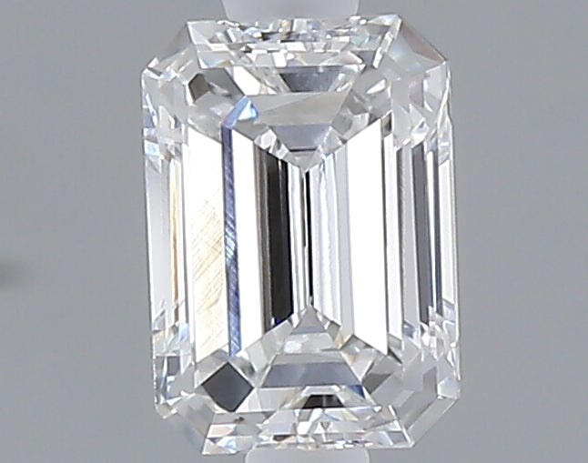 1.04 carat emerald lab grown diamond E color VS2 clarity