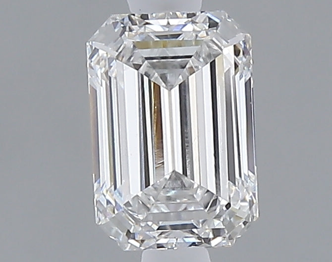1.05 carat emerald lab grown diamond D color VS1 clarity
