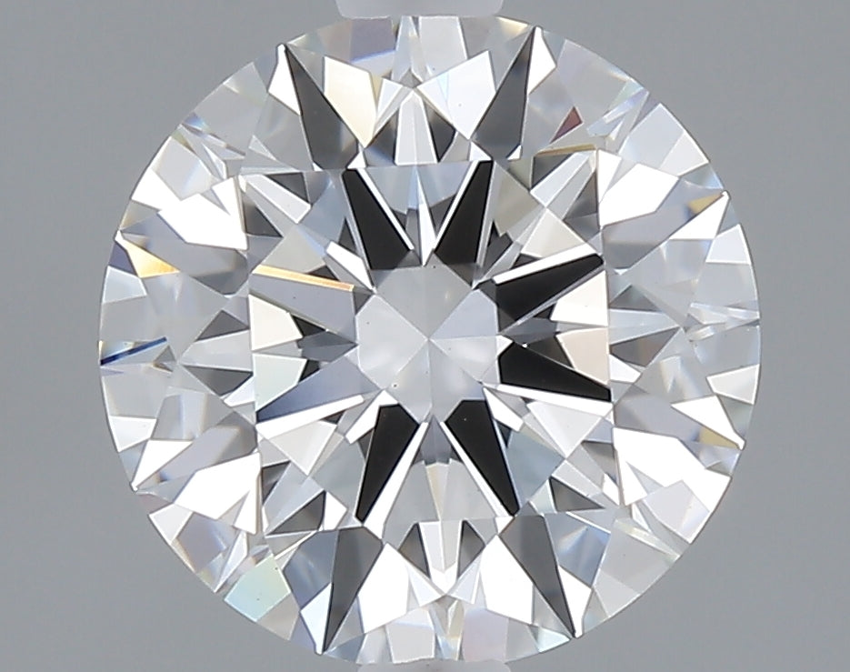 2.08 carat round lab grown diamond E color VS1 clarity