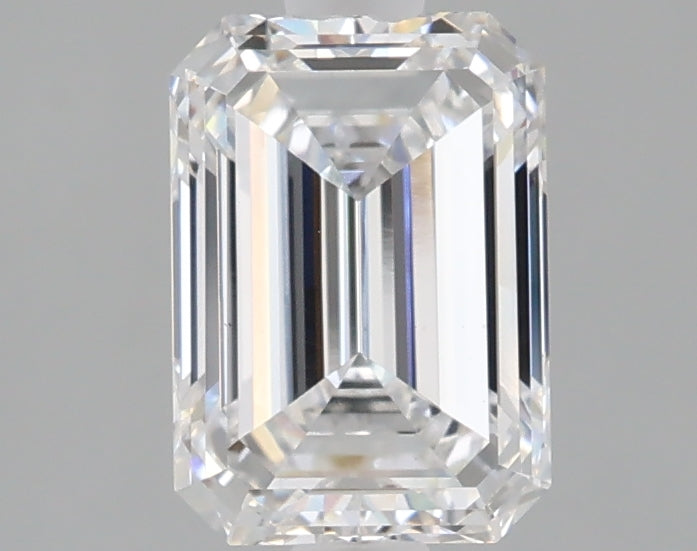1.55 carat emerald lab grown diamond E color VS1 clarity