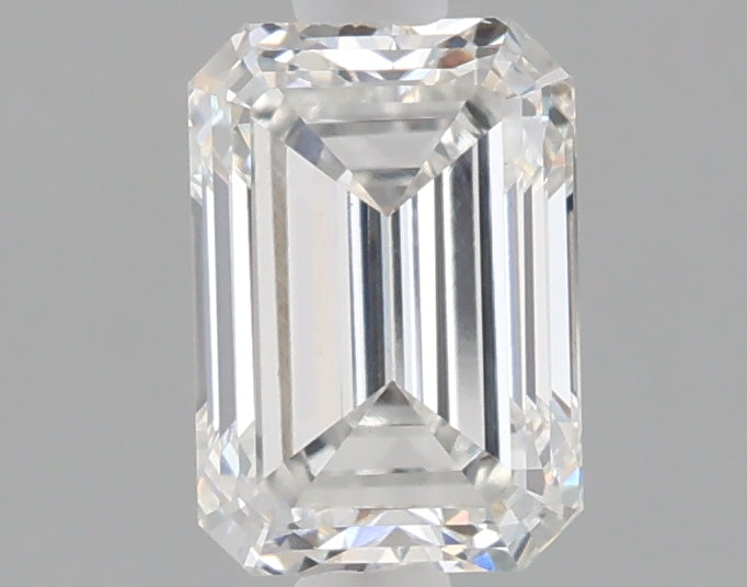 1.51 carat emerald lab grown diamond E color VS1 clarity