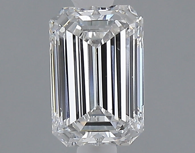 1.01 carat emerald lab grown diamond E color VS1 clarity