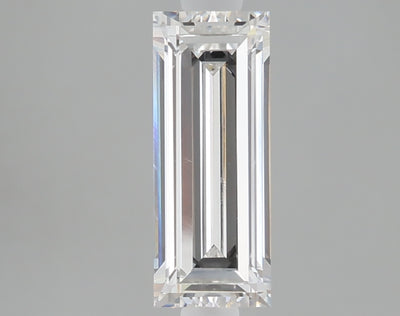 1.01 carat baguette lab grown diamond E color VVS2 clarity